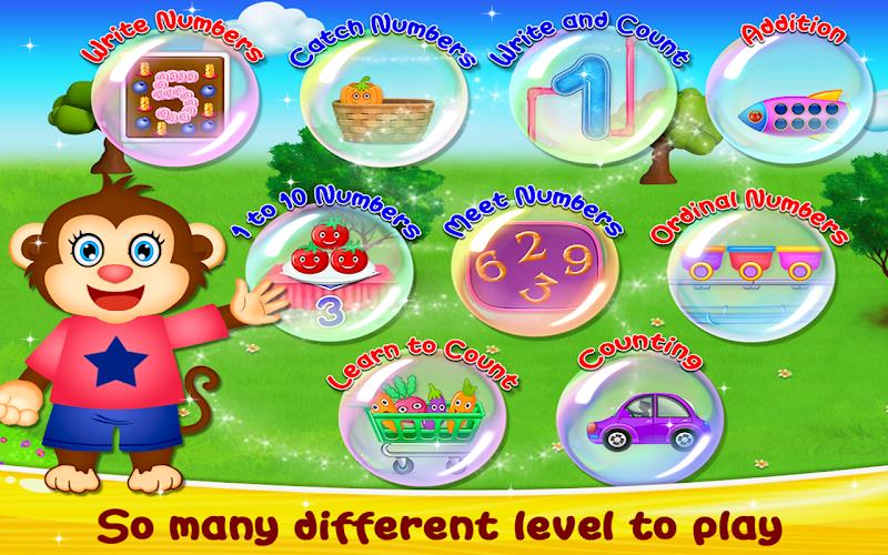 Baby Numbers Learning Game Ảnh chụp màn hình 1