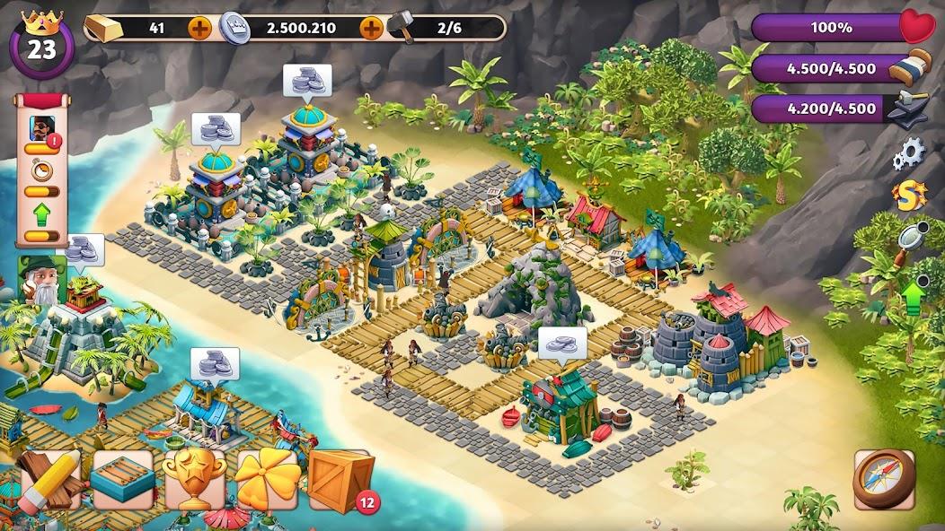 Fantasy Island: Fun Forest Sim Mod Tangkapan skrin 0