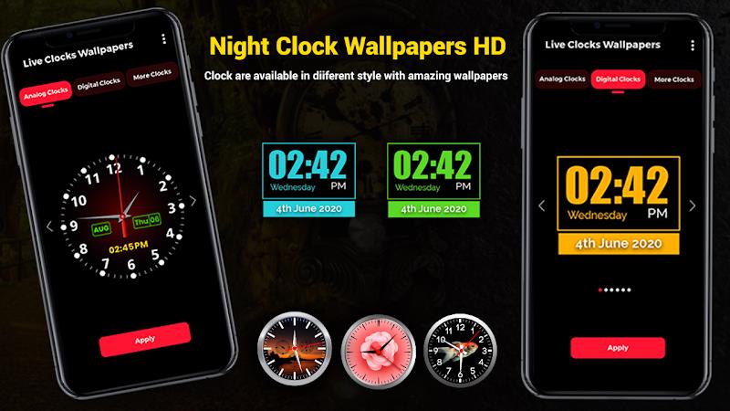 Smart Digital Clock Wallpapers স্ক্রিনশট 2