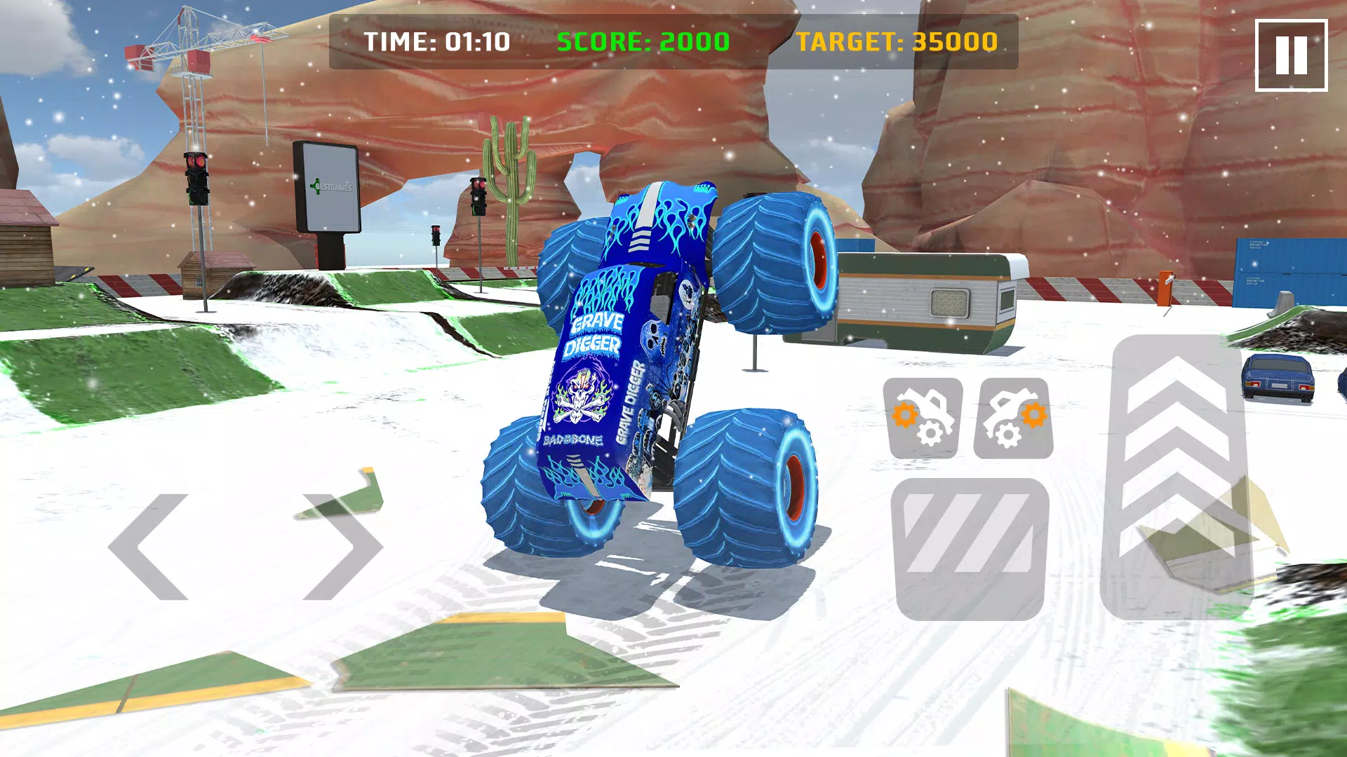 Car Games: Monster Truck Stunt应用截图第0张