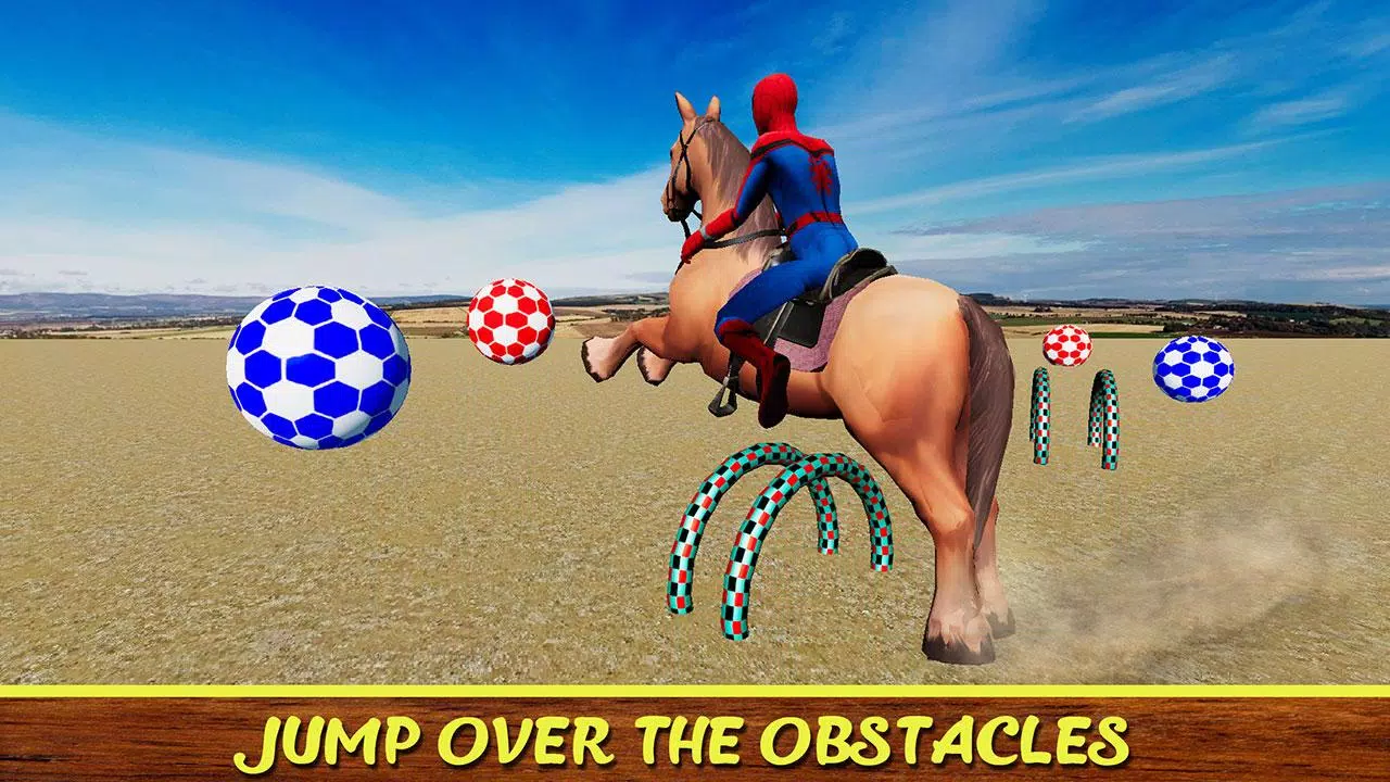 Diligent SuperHeroes Horse Riding 3d Tangkapan skrin 2