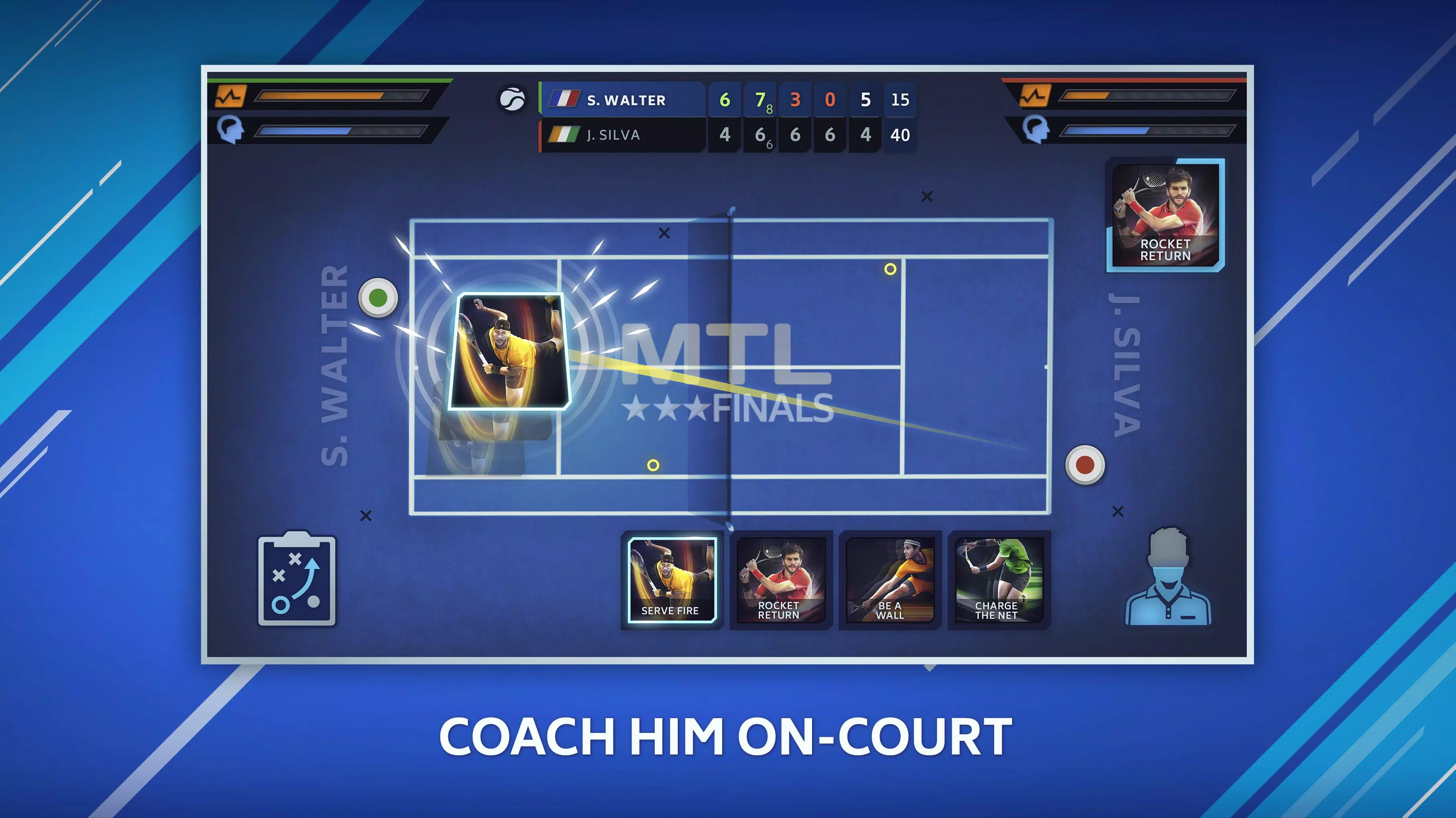 Tennis Manager Mobile Tangkapan skrin 3
