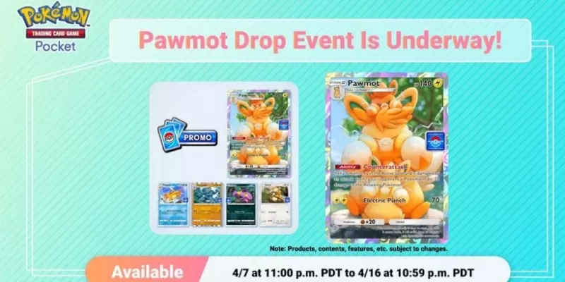 Pawmot schlägt in Pokemon TCG Pockens neuestem Drop -Event zurück