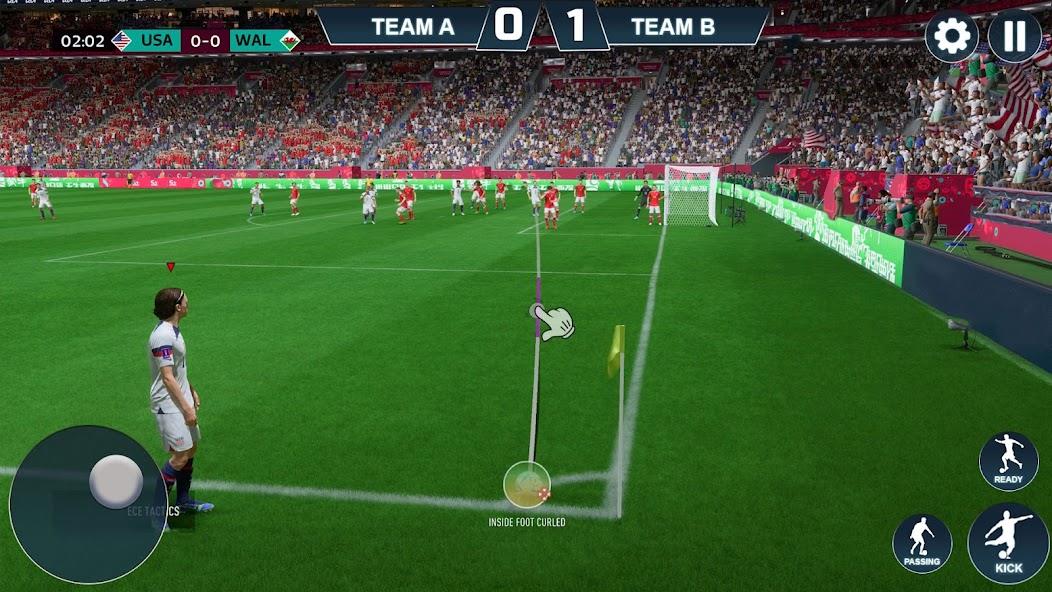 Real League Soccer Offline Mod スクリーンショット 1