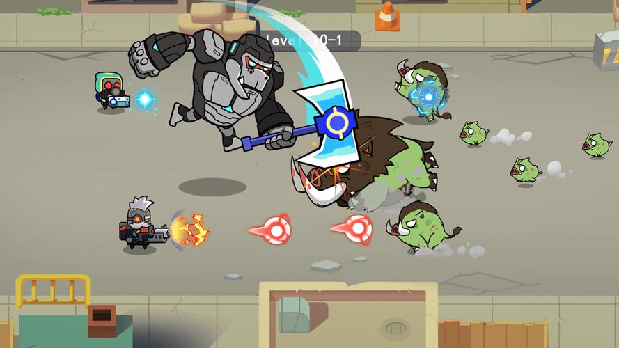 Merge Mech vs. Zombie Brawl 스크린샷 3