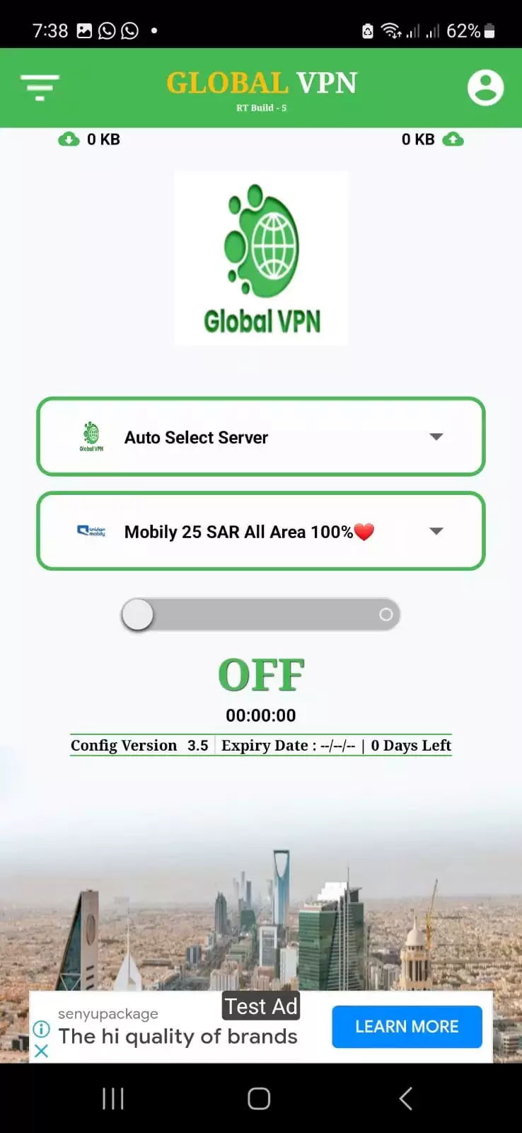 Global VPN Captura de tela 1