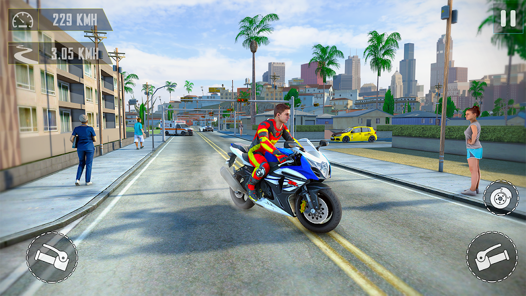 GT Motorbike Games Racing 3D Schermafbeelding 1