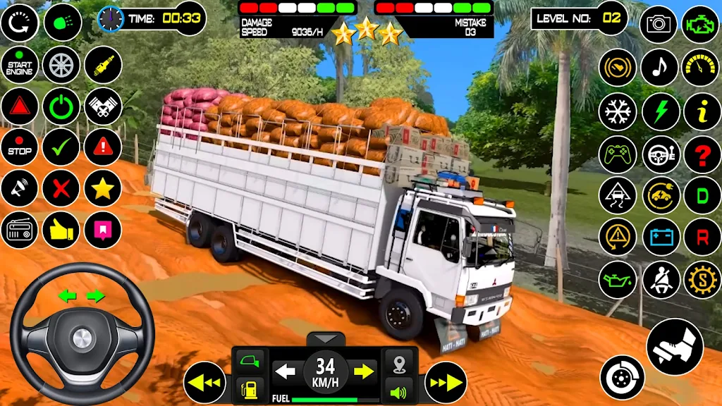 US Mud Truck Transport Game 3D Tangkapan skrin 0