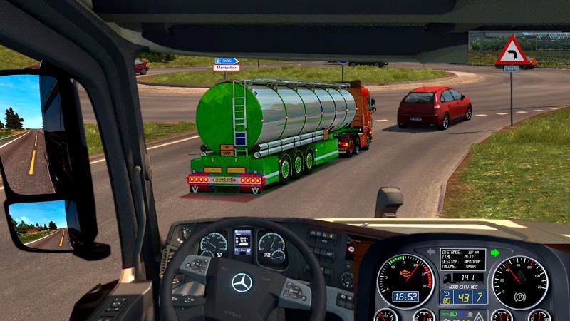 Truck Sim :Modern Tanker Truck Скриншот 1