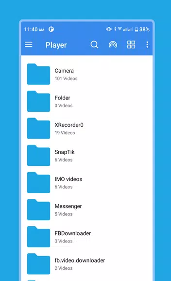 SXX player HD Captura de tela 2