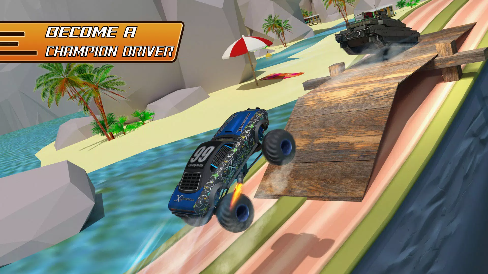 Uphill Racing - Hill Jump Game ภาพหน้าจอ 3