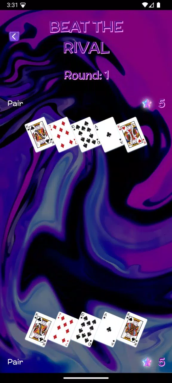 Five Card Showdown Capture d'écran 1