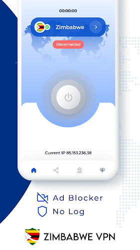 VPN Zimbabwe - Get Zimbabwe IP 스크린샷 1