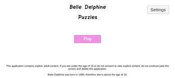 Belle Delphine Puzzles Captura de pantalla 0