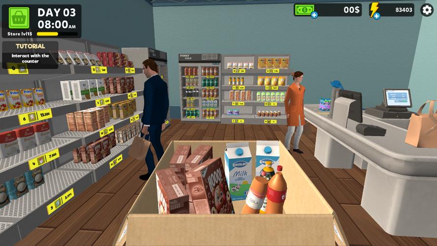 Supermarket Simulator Game 3D Ekran Görüntüsü 0