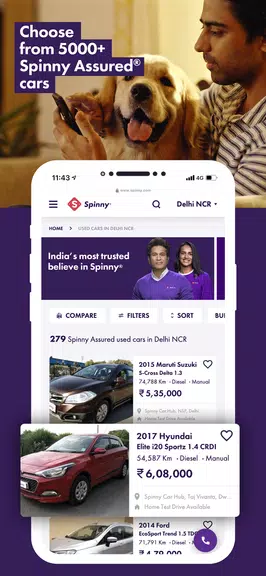 Spinny - Buy & Sell Used Cars 스크린샷 1