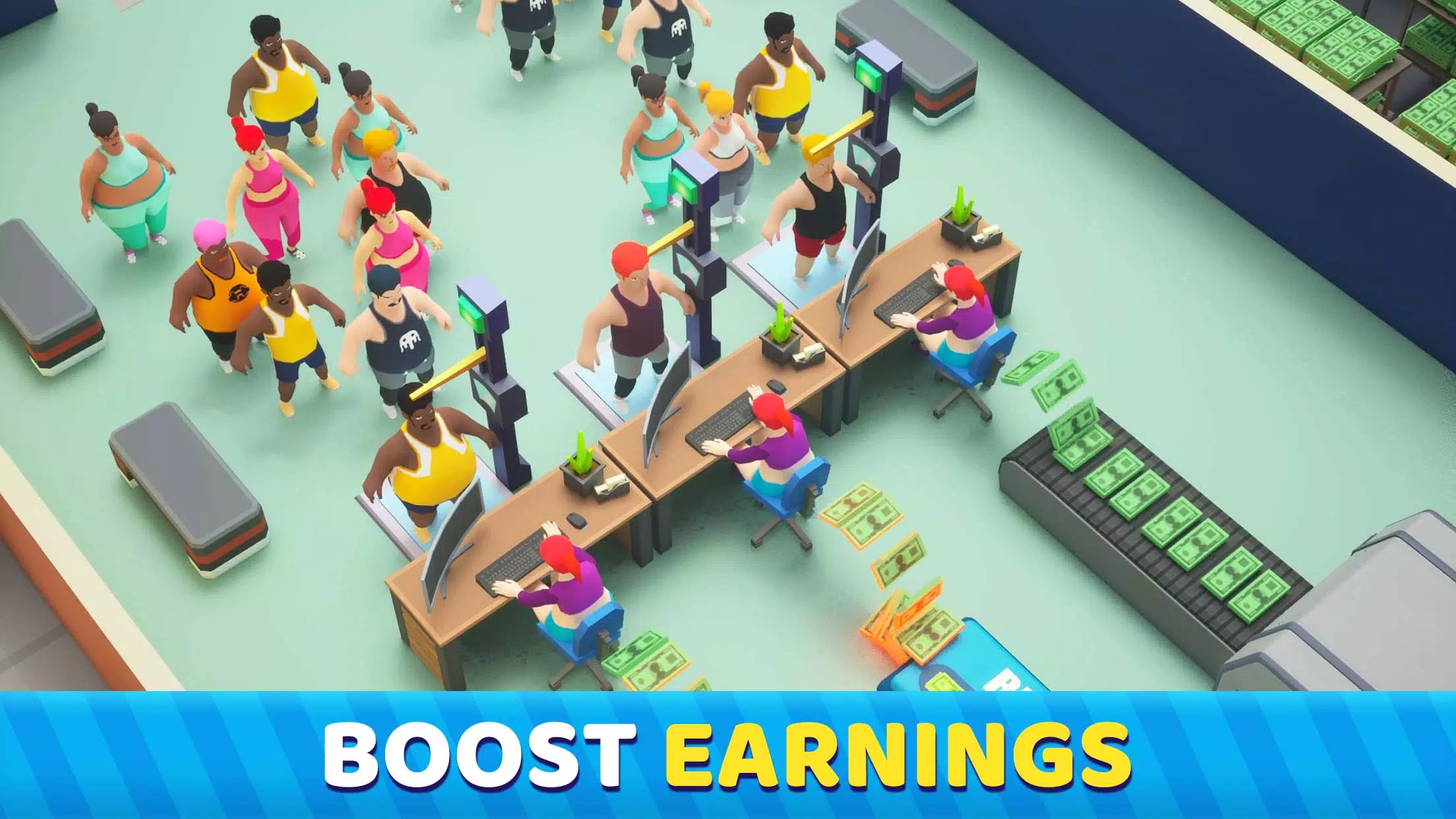 Fitness Club Tycoon 스크린샷 1