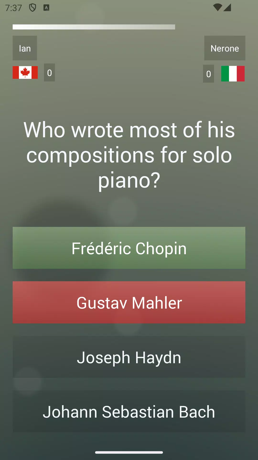 Schermata General Knowledge Quiz 3