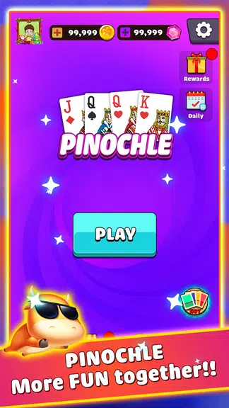 Pinochle - Trickster Cards Ekran Görüntüsü 1