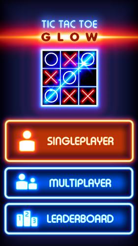 Tic Tac Toe Glow: 2 Players Screenshot 0