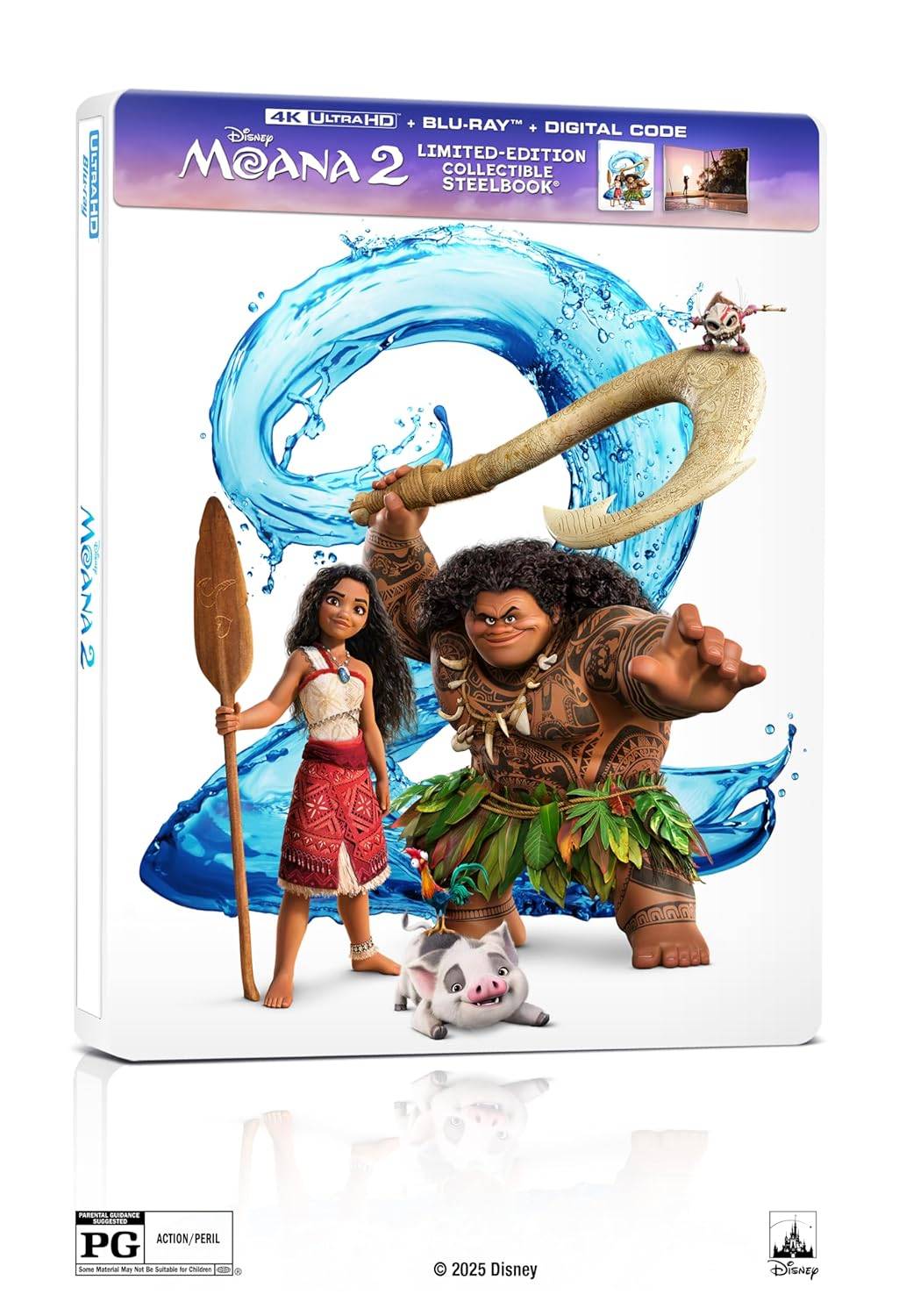 Moana 2의 4K SteelBook은 이제 선주문 할 수 있습니다