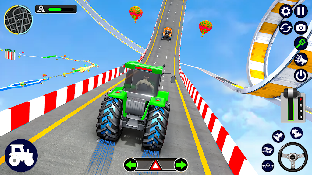 Mega Ramp Tractor Stunt Game Ảnh chụp màn hình 1