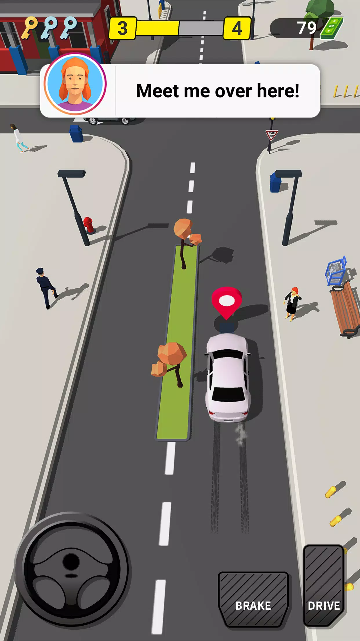 Pick Me Up 3D：タクシーゲーム スクリーンショット 1