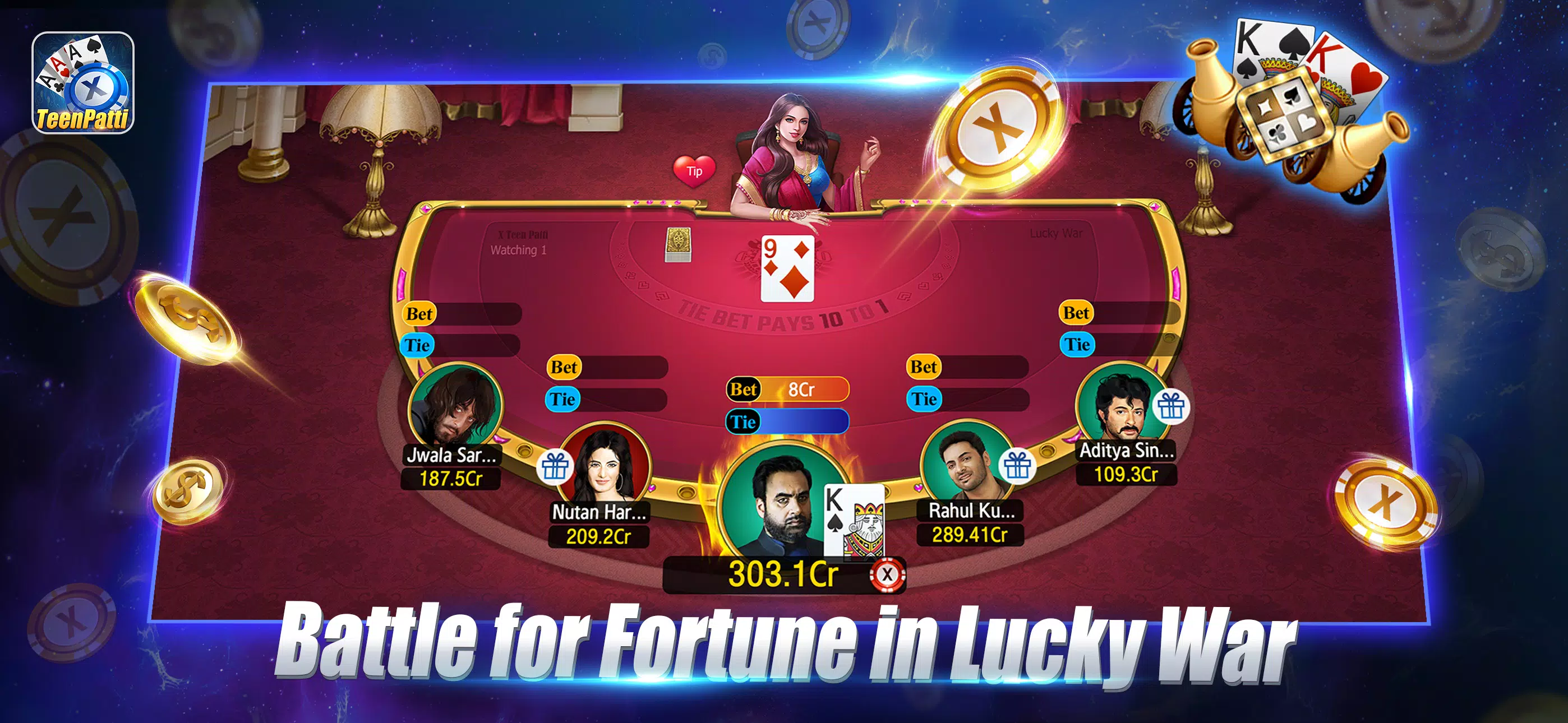 X Teen Patti स्क्रीनशॉट 1