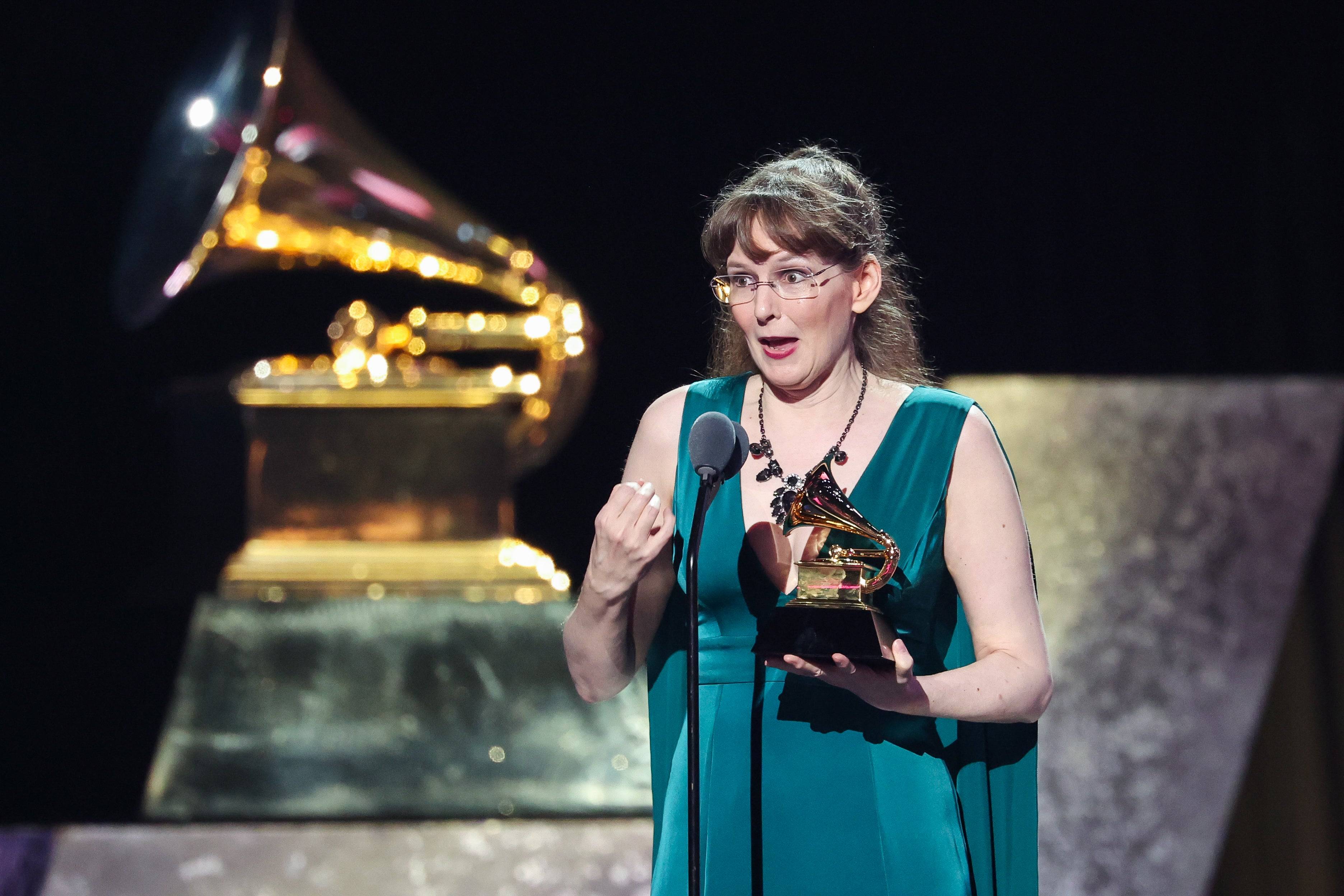 Winifred Phillips at the 67th Grammy Awards. Photo by Rich Polk/Billboard via Getty Images