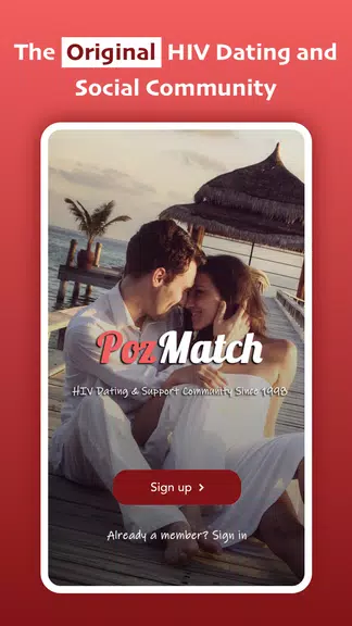 HIV Dating App For POZ Singles Скриншот 0