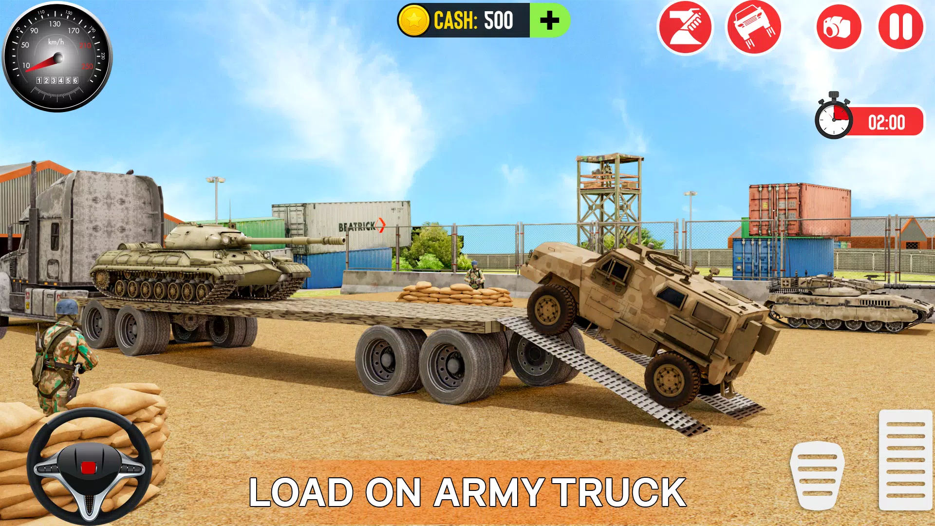 Army Car Games Truck Driving应用截图第2张