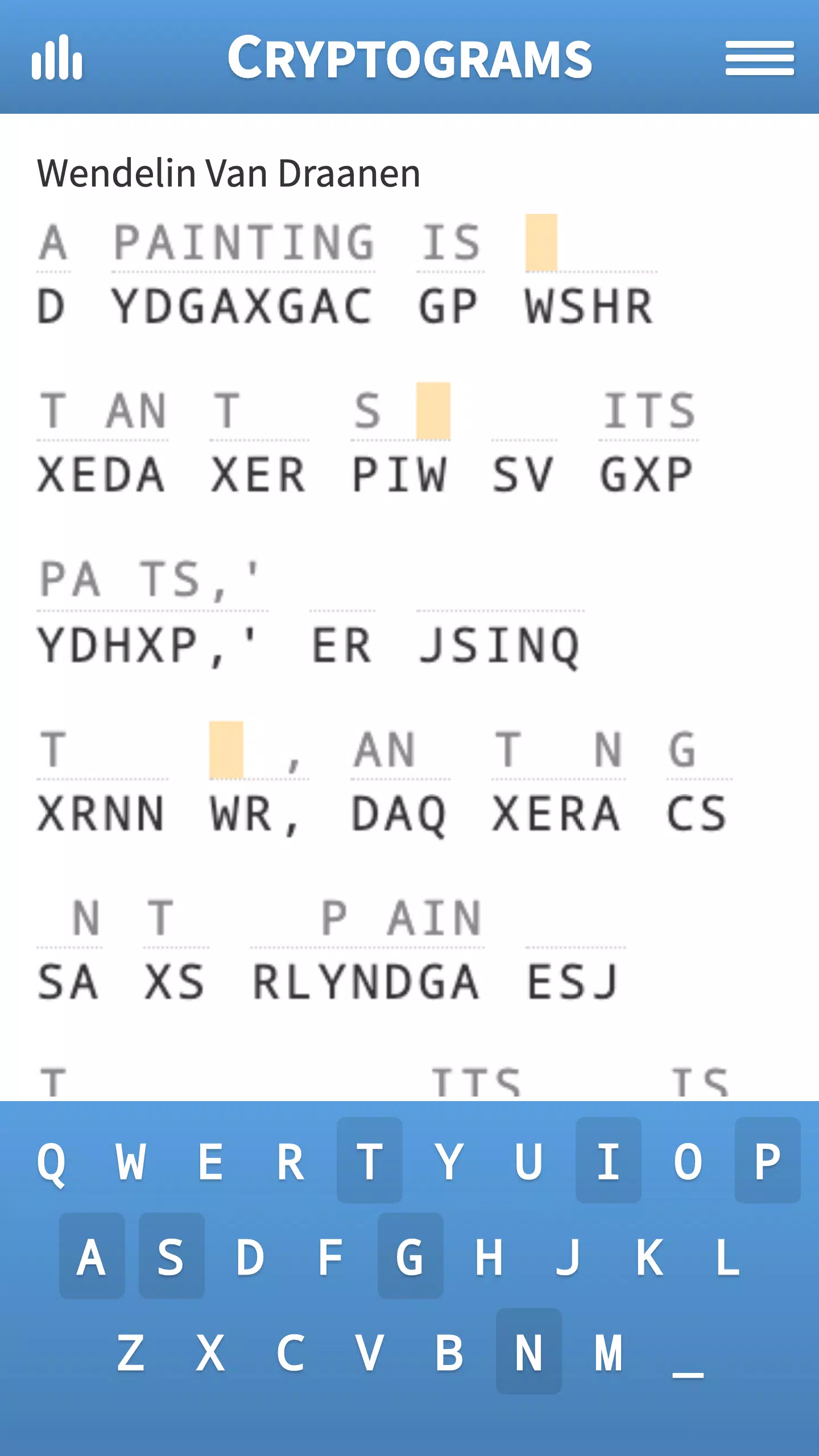 Cryptogram · Puzzle Quotes स्क्रीनशॉट 0