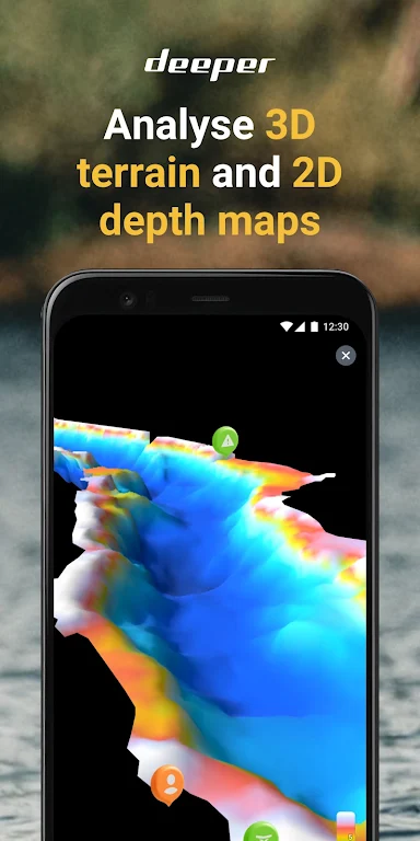 Fish Deeper - Fishing App Ảnh chụp màn hình 1