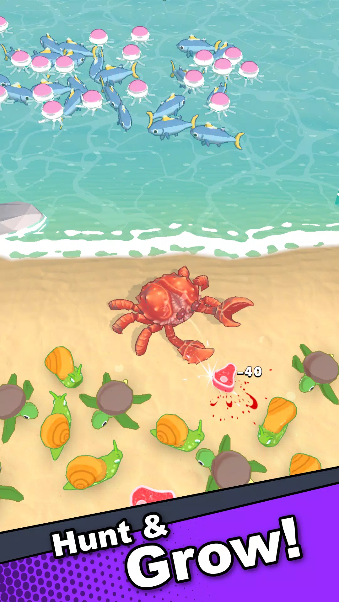 Crab Life - Idle Rpg应用截图第2张