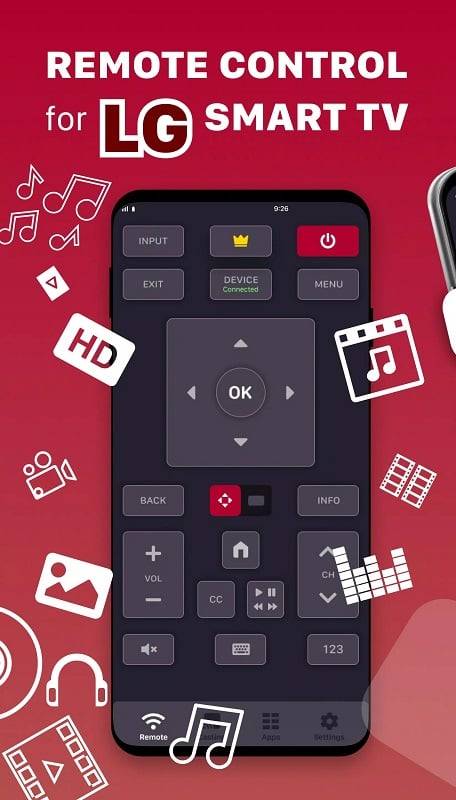 Smart TV Remote: Smart ThinQ Tangkapan skrin 1