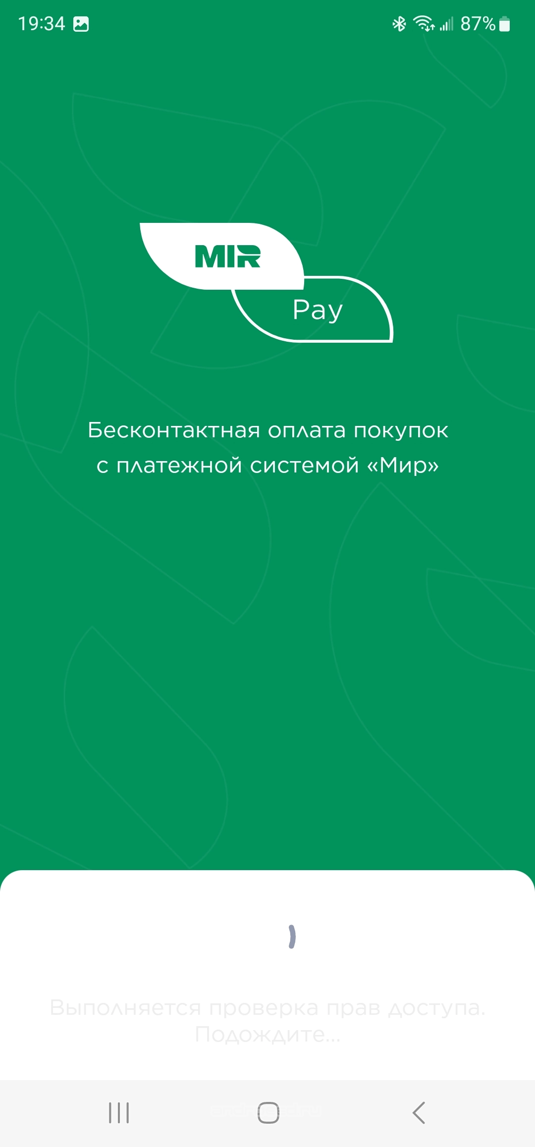 Mir Pay Скриншот 0