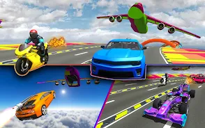 Rocket Car Racing Stunts Скриншот 0