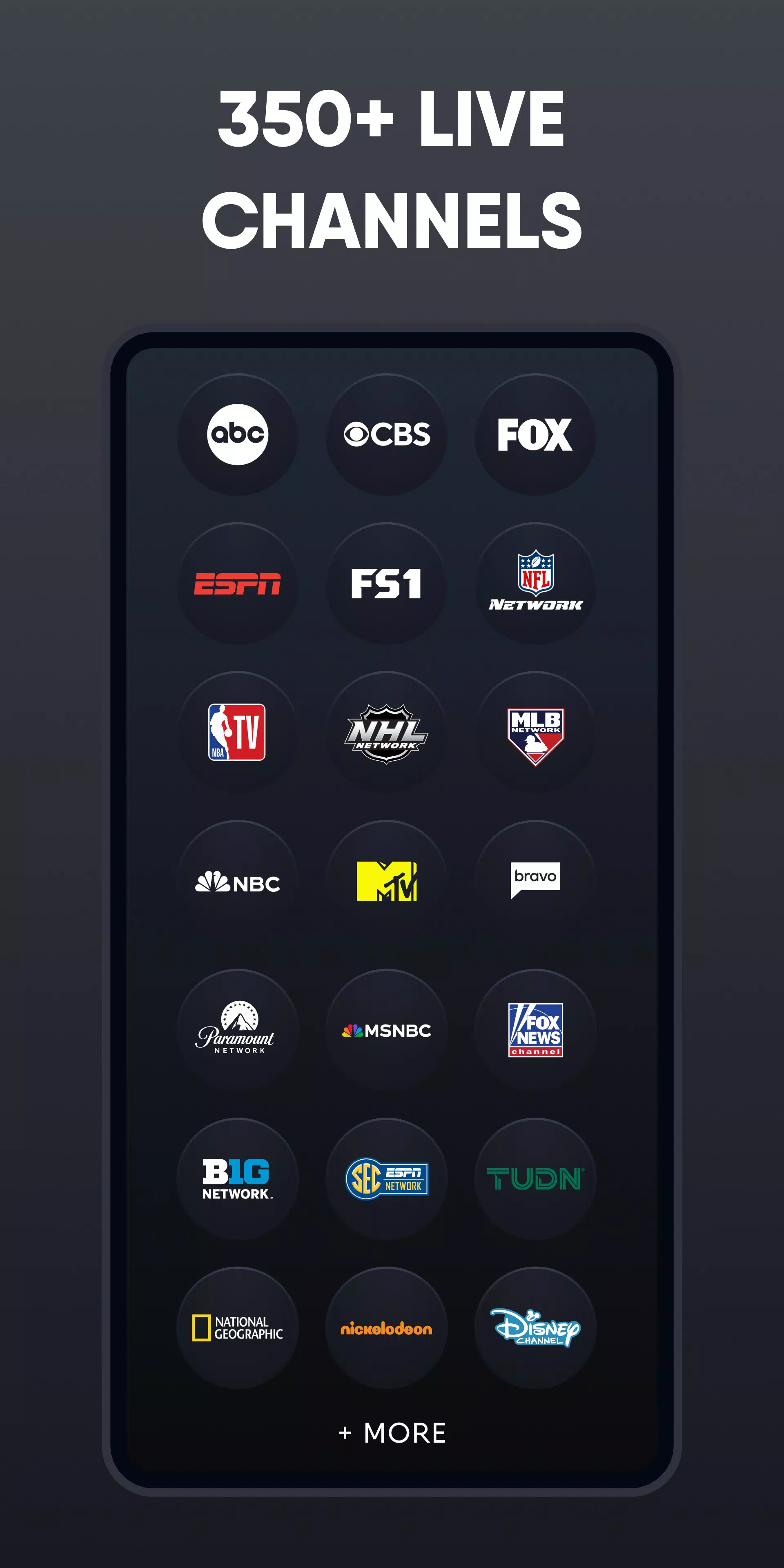 Fubo: Watch Live TV & Sports スクリーンショット 0