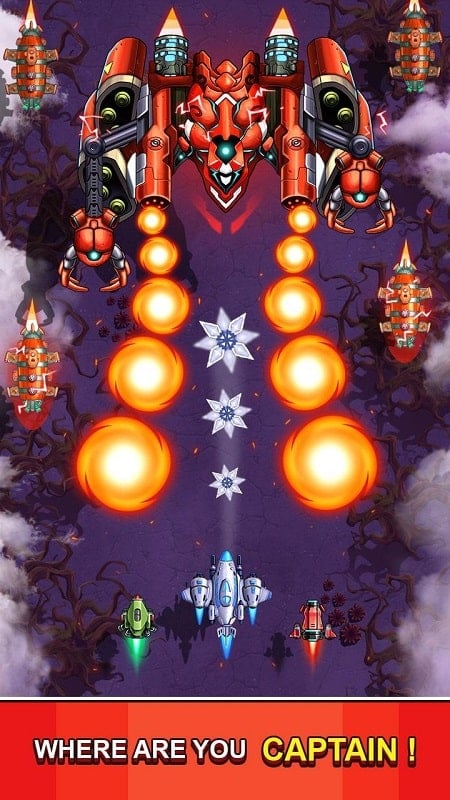 Space X: Sky Strike Force Zrzut ekranu 0