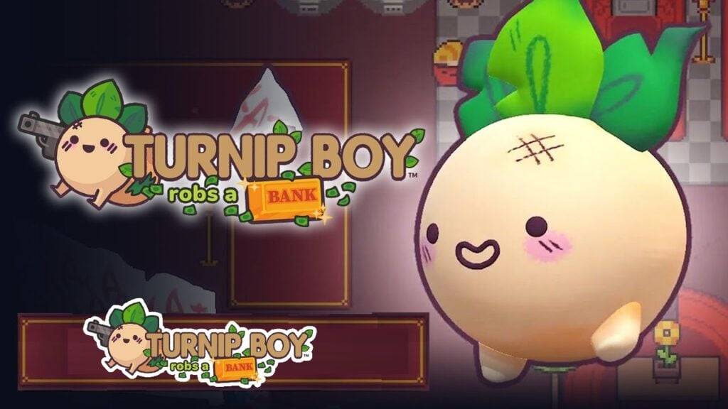 Selepas Pengelakan Cukai, Turnip Boy merompak sebuah bank dalam permainan baru di Android