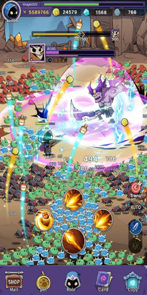 Hero Rush - Idle RPG ภาพหน้าจอ 0