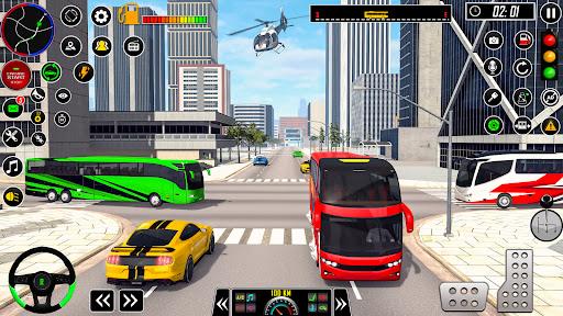 Grand City Racing Bus Sim 3D Capture d'écran 1