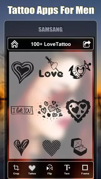 Tattoo design apps for men Captura de tela 2