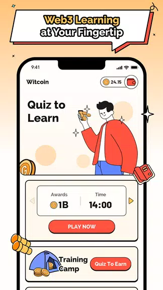 Witcoin: Web3 Play to Learn 스크린샷 0