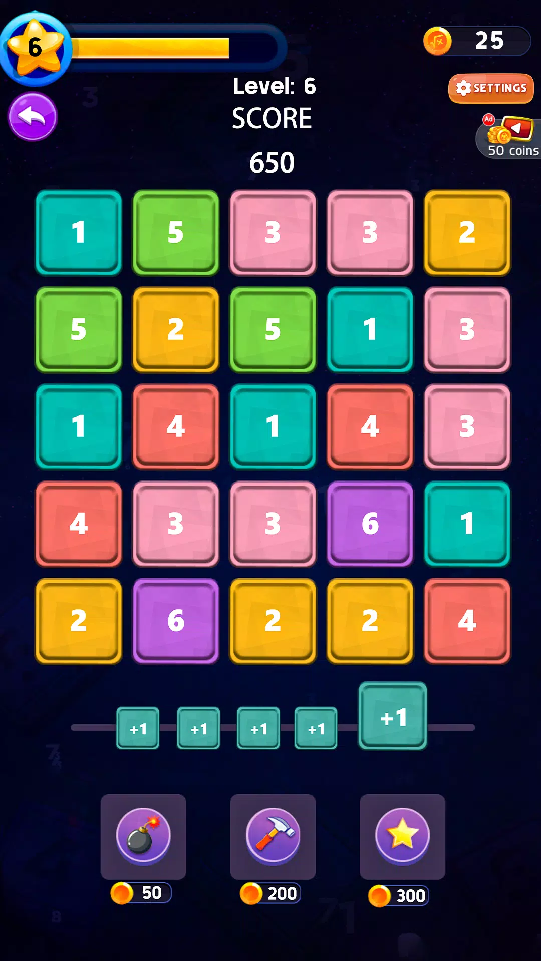 Number Merge Puzzle Match Captura de pantalla 0