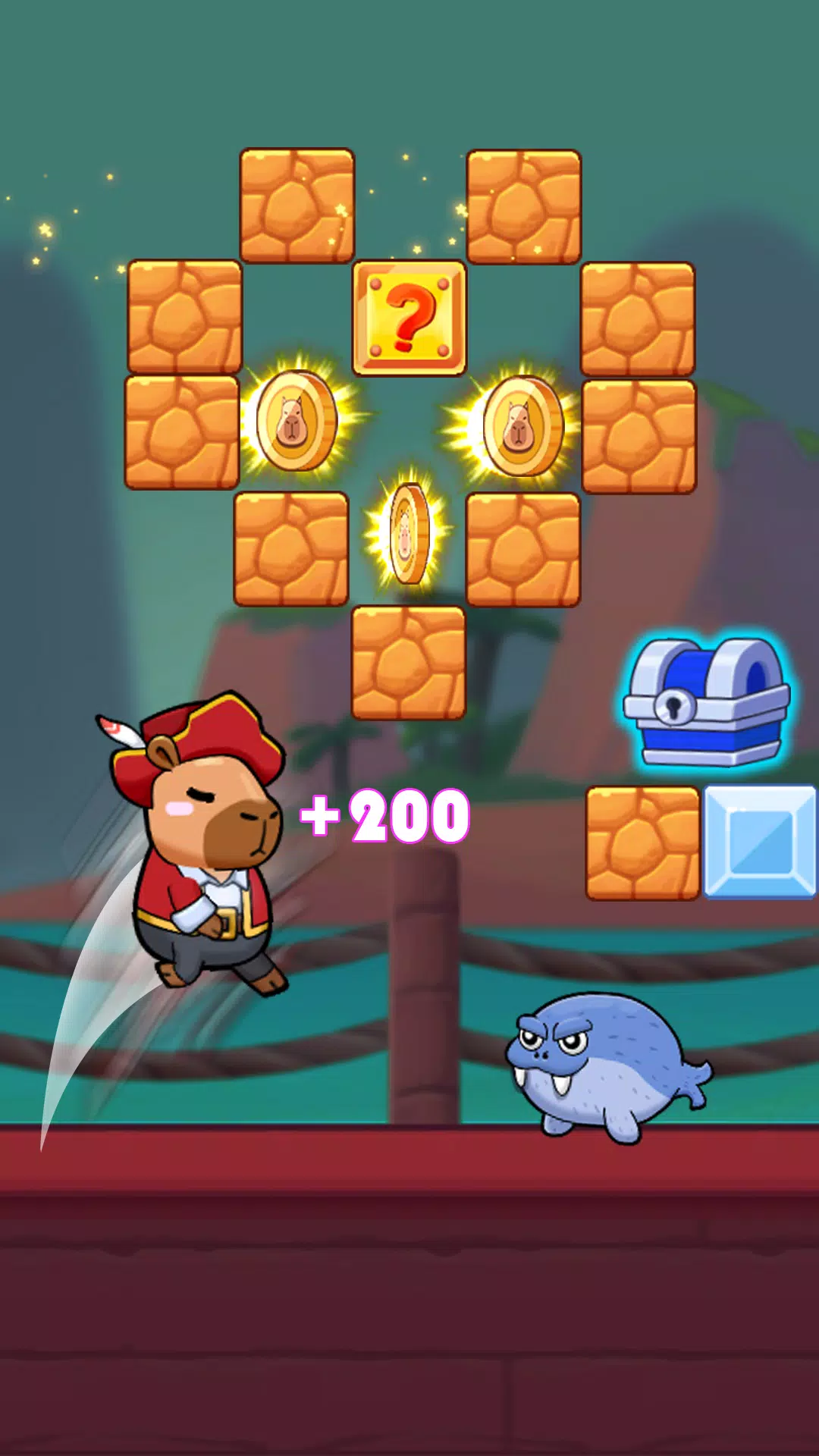 Super Capybara Adventure Ảnh chụp màn hình 0