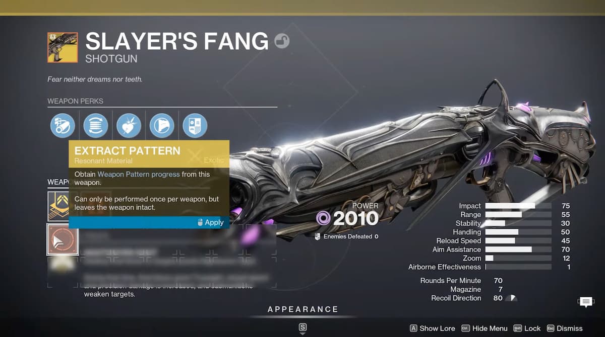 How to Get the Slayer’s Fang Shotgun in Destiny 2