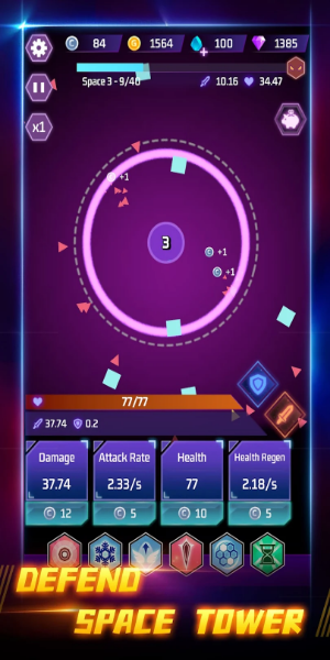 Space Tower - Galaxy Tower TD Mod應用截圖第0張