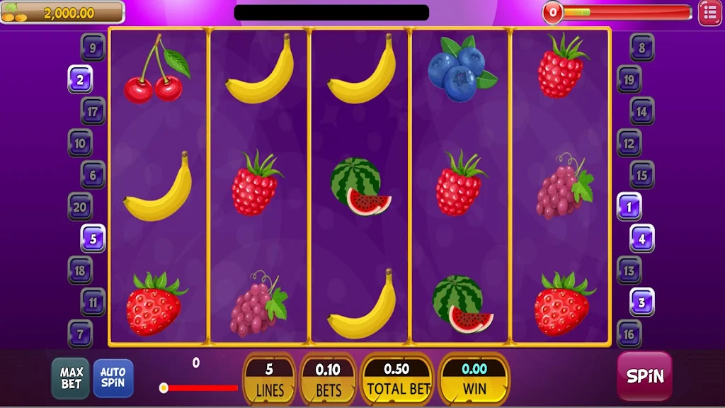 Free Fruits Slot Machine Cherry Luck Capture d'écran 1