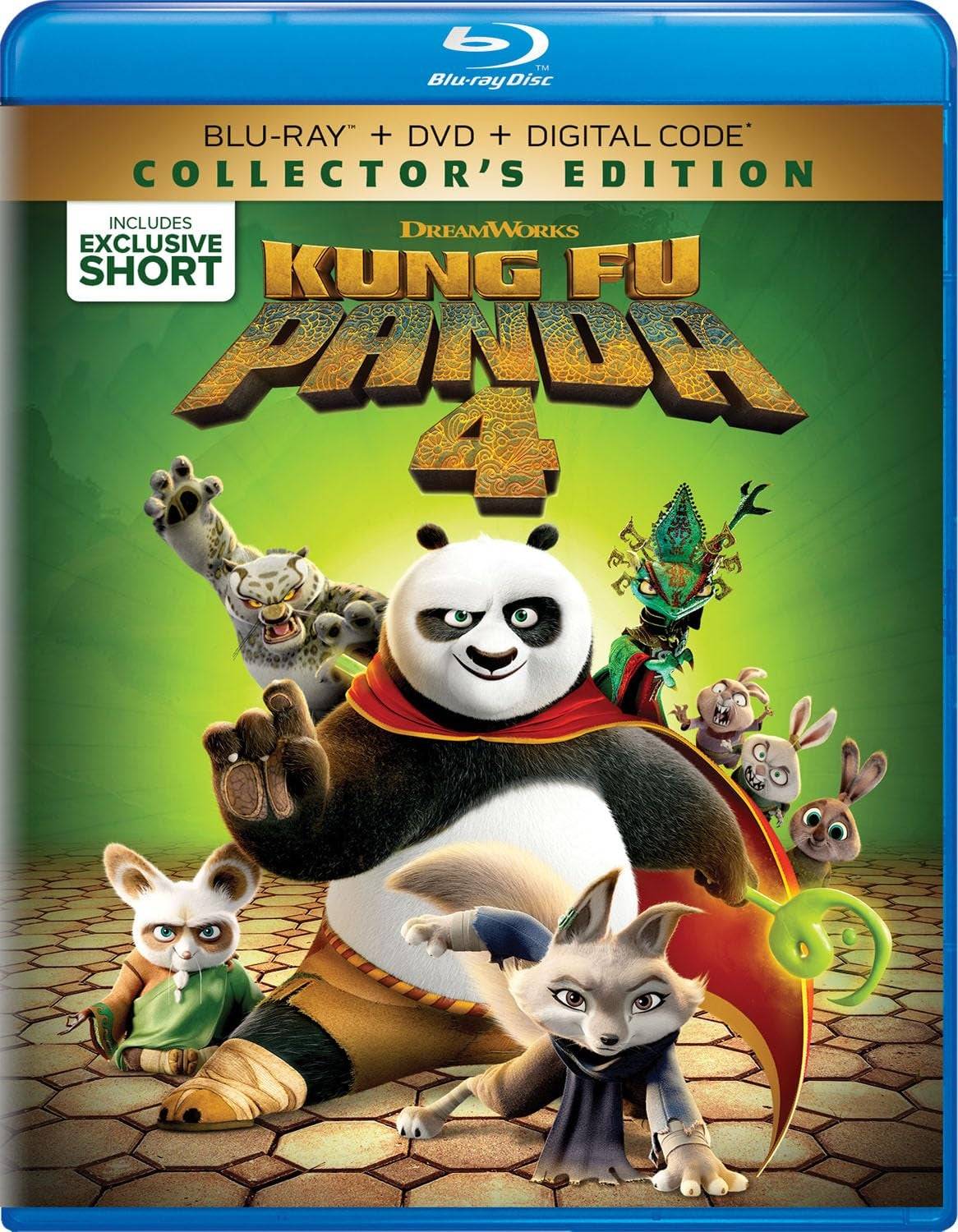 Kung Fu Panda 4 - Edisyon ng Kolektor [Blu -ray + Digital]